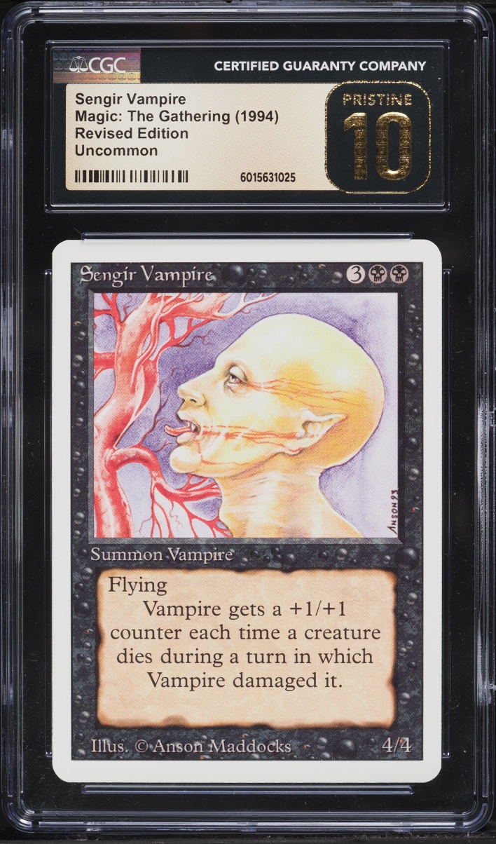 1994 Magic The Gathering MTG Revised Edition Sengir Vampire CGC 10 PRISTINE