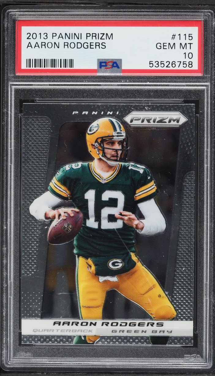 2013 Panini Prizm Aaron Rodgers #115 PSA 10 GEM MINT