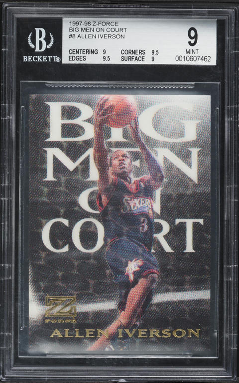 1997 Skybox Z-Force Big Men On Court Kobe Bryant #2 PSA 9 MINT on