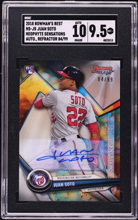 2018 Topps Update Juan Soto ROOKIE #US300 PSA 10 GEM MINT on