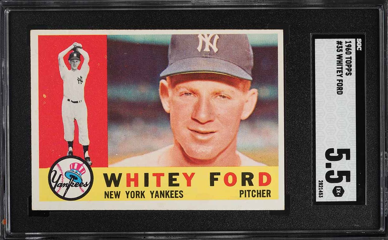 1960 Topps Whitey Ford #35 SGC 5.5 EX+