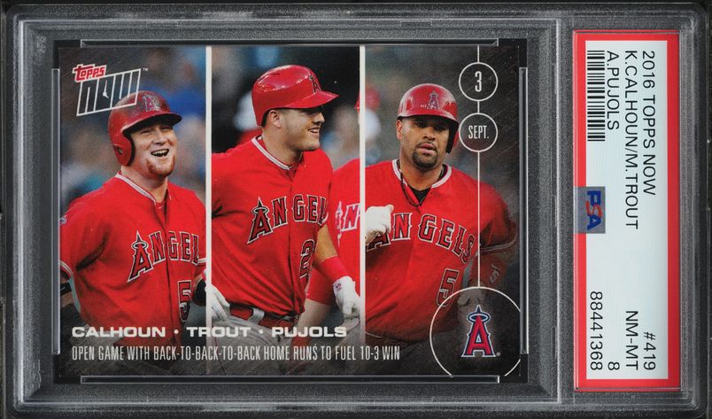 2016 Topps Chrome Mike Trout #1 CSG 9.5 GEM MINT on Fanatics Collect