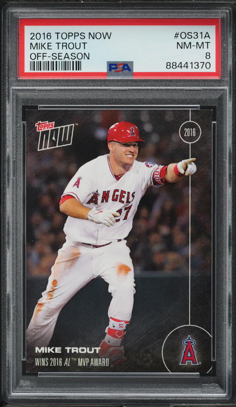 2016 Topps Chrome Mike Trout #1 CSG 9.5 GEM MINT on Fanatics Collect
