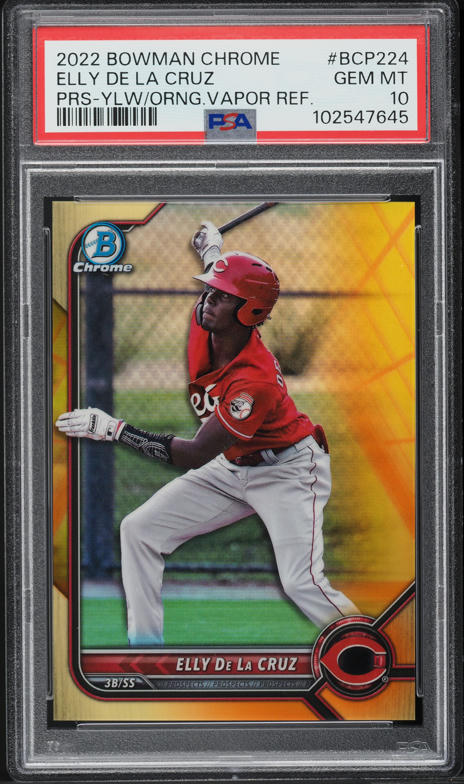 2022 Bowman Chrome Fuchsia Pink Vapor Elly De La Cruz PROSPECT