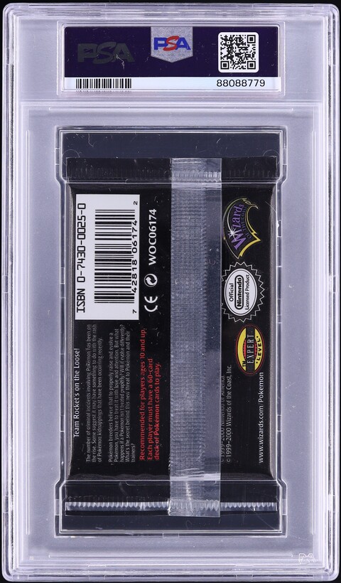 2000 Pokemon Team Rocket Pack 1st Edition Jessie James PSA 10 GEM MINT