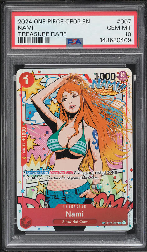 2024 One Piece Japanese Promo PRB Storage Box Nami #ST01-007 CGC