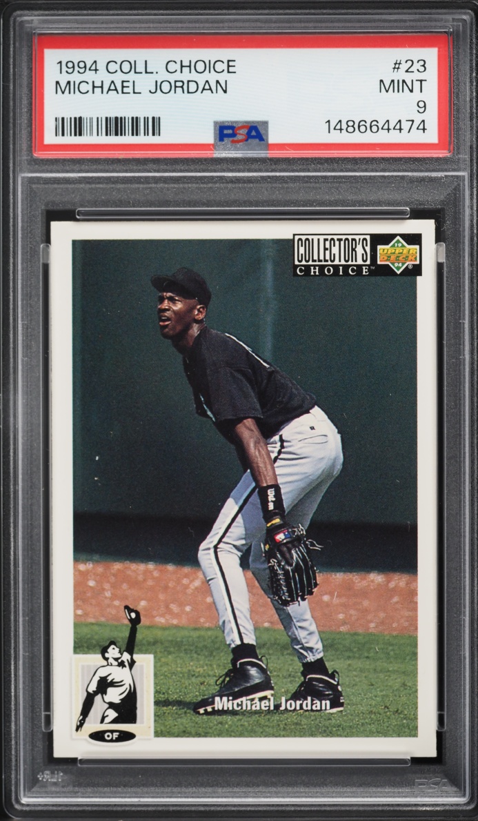 1994 Collector's Choice Michael Jordan ROOKIE #23 PSA 9 MINT