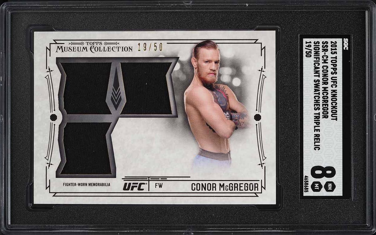 2025 Topps Midnight UFC Twilight Conor McGregor /99 #15 CGC AUTH