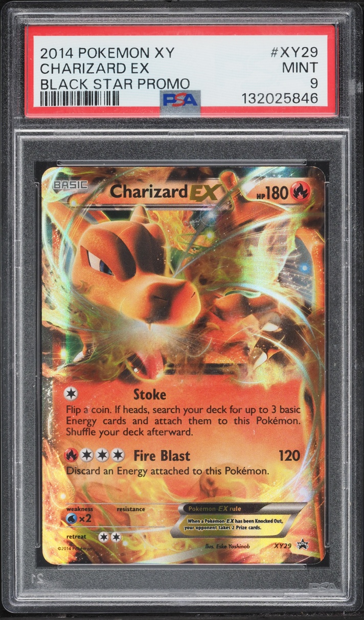 2014 Pokemon XY Black Star Promo Holo Charizard EX #XY29 PSA 9 MINT