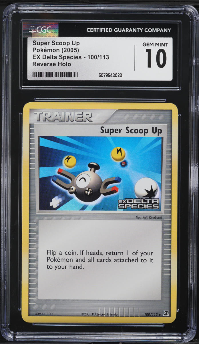 2005 Pokemon EX Delta Species Reverse Holo Super Scoop Up #100 CGC 10 GEM MINT - Main Image