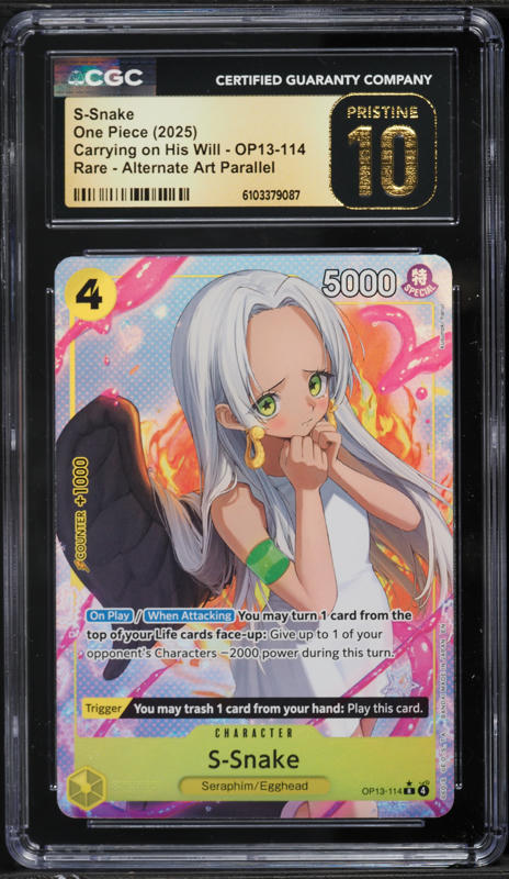2025 One Piece Japanese Carrying On His Will Alt Art S-Snake #OP13