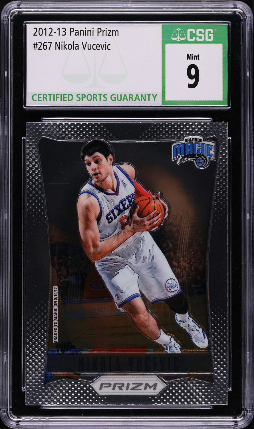 2012 Panini Prizm Nikola Vucevic ROOKIE #267 CSG 9 MINT