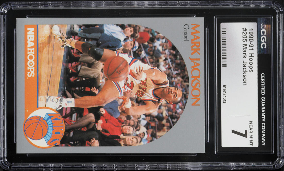 1990 Hoops Mark Jackson #205 CGC 7 NRMT