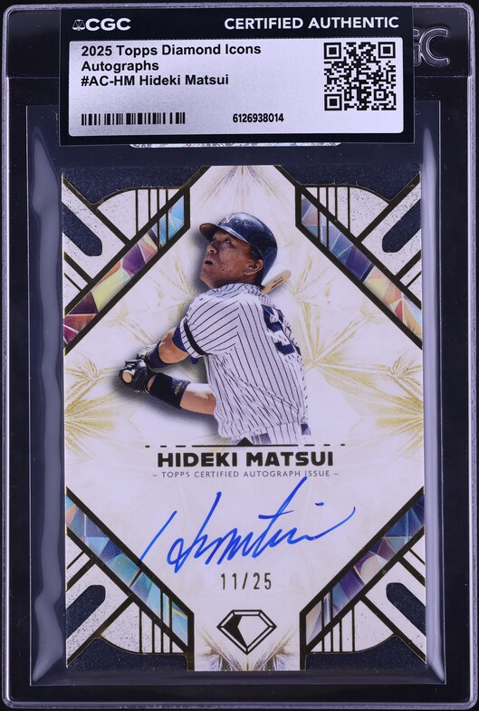 2025 Leaf Seasons In The Sun Holo Dots Hideki Matsui AUTO /7 #SSE
