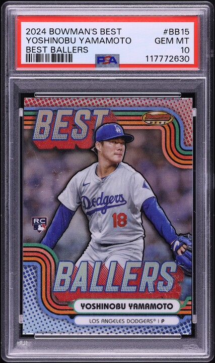 2024 Topps Now Yoshinobu Yamamoto ROOKIE #869 PSA 10 GEM MINT on
