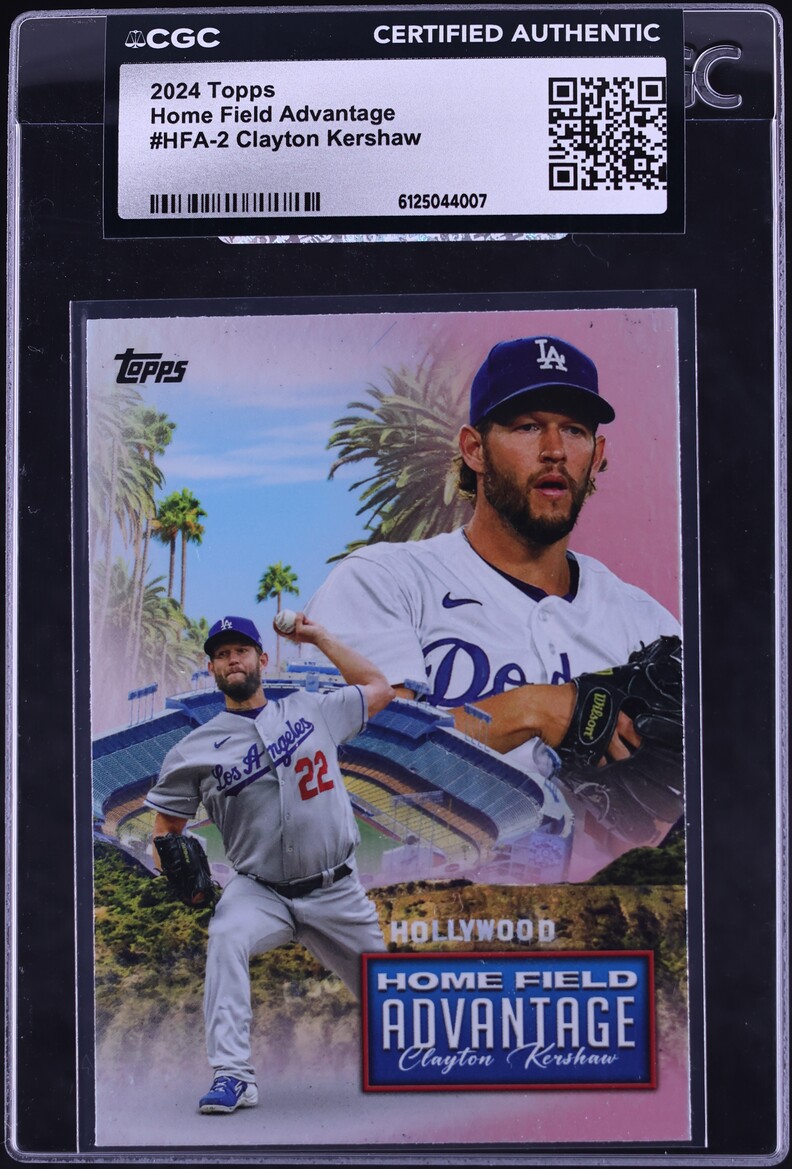 2024 Topps Home Field Advantage Clayton Kershaw #HFA-2 CGC AUTH