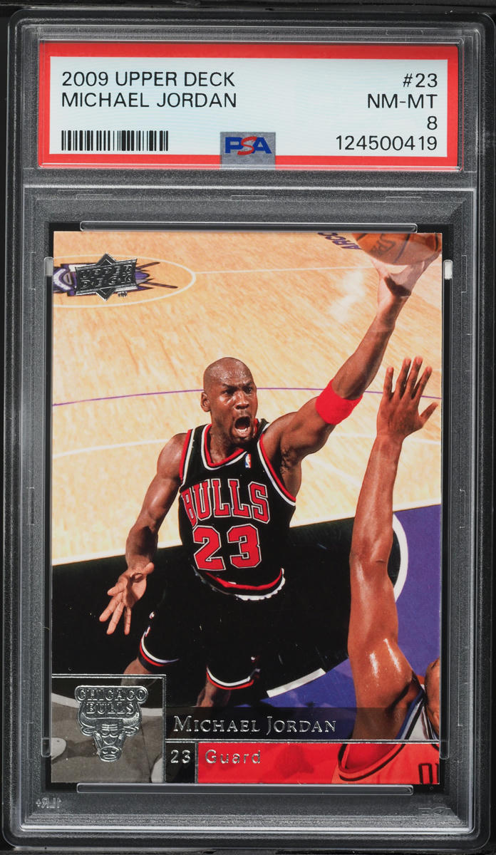 2009 Upper Deck Basketball Michael Jordan #23 PSA 8 NM-MT