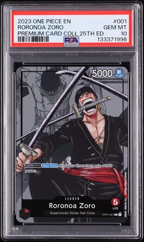 2023 One Piece Japanese Premium Film Red Alt Art Roronoa Zoro