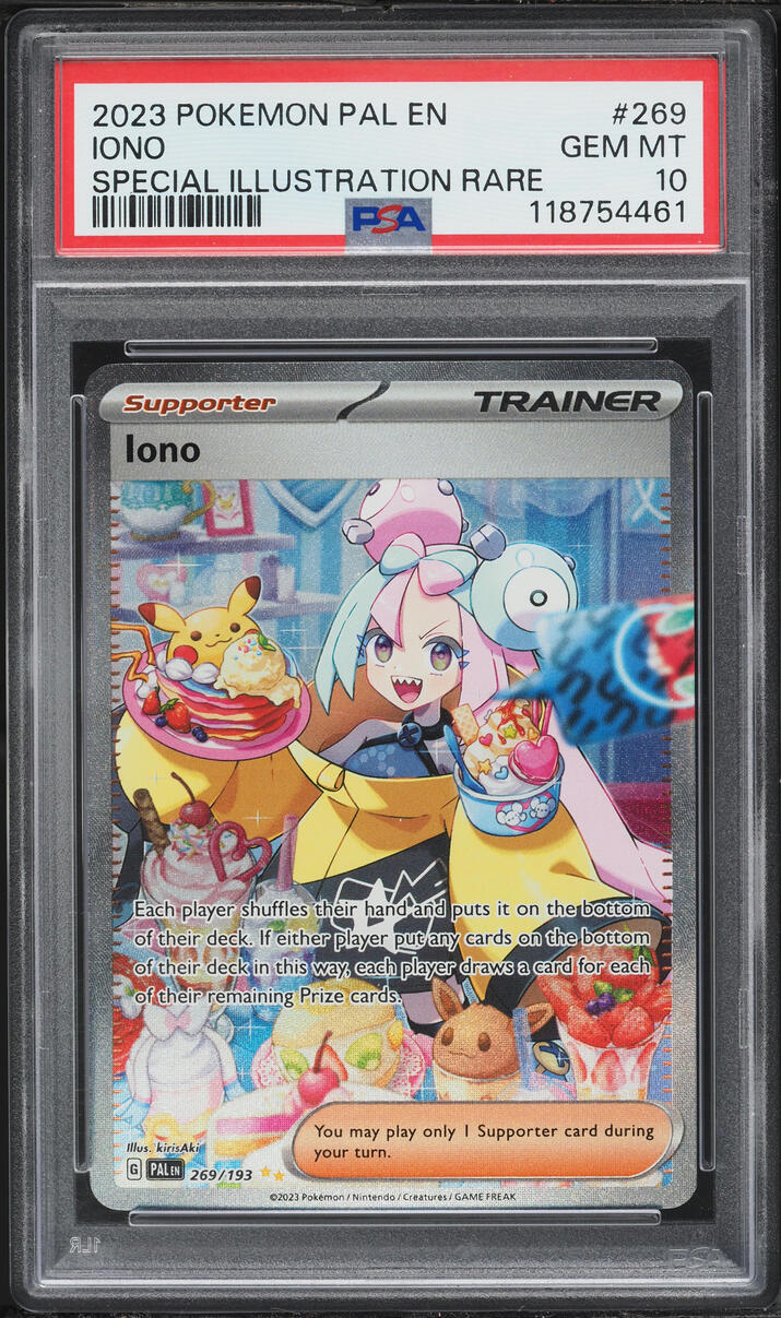 2023 Pokemon Scarlet & Violet Paldea Evolved SIR Iono #269 PSA 10 GEM MINT
