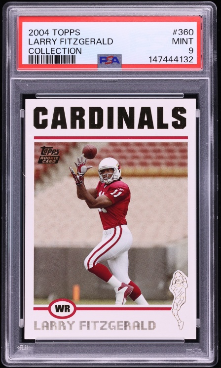 2004 Topps Collection Larry Fitzgerald ROOKIE #360 PSA 9 MINT