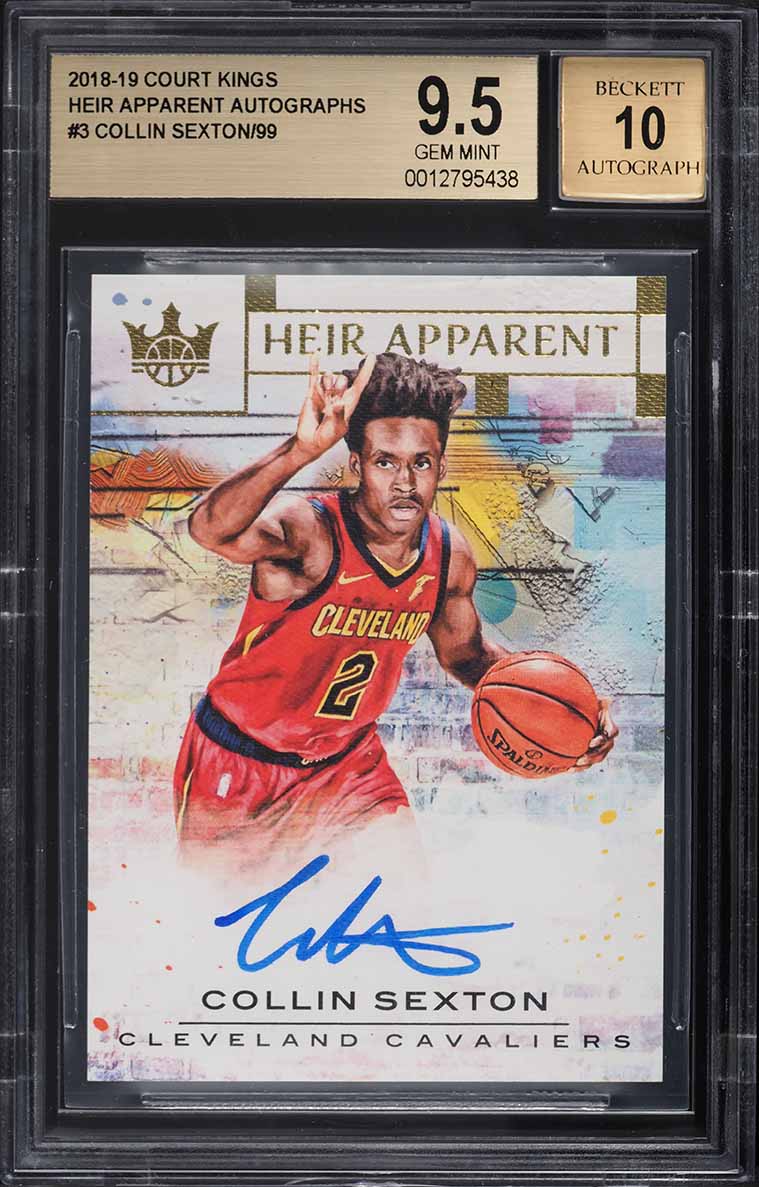 2018 Select Zebra Prizms Collin Sexton SP ROOKIE RC #172 BGS 10