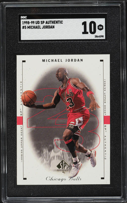 2007 Fleer Mj Box Set Michael Jordan #30 SGC 9.5 MINT+ on Fanatics