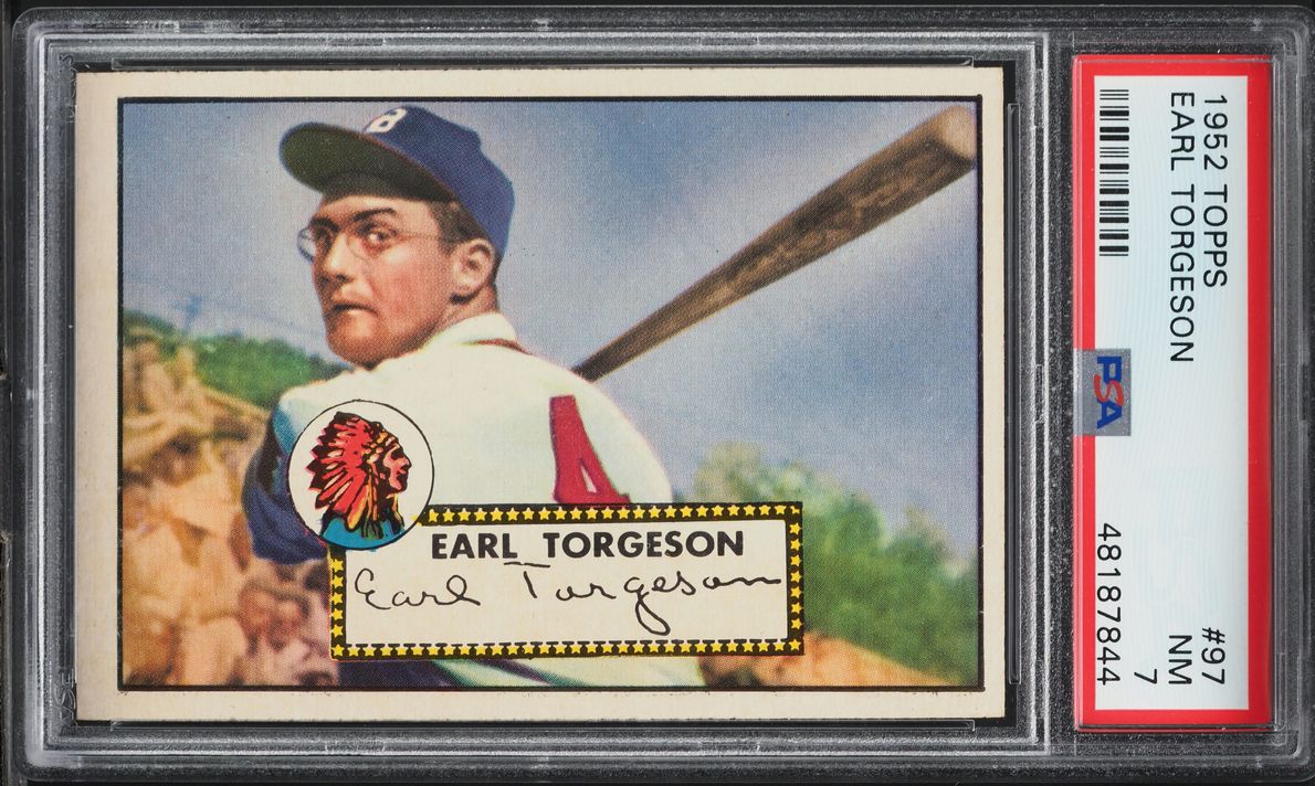 1952 Topps Earl Torgeson #97 PSA 7 NRMT