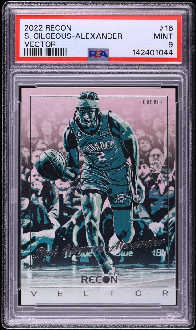 2022 Panini Recon Vector Shai Gilgeous-Alexander #16 PSA 9 MINT