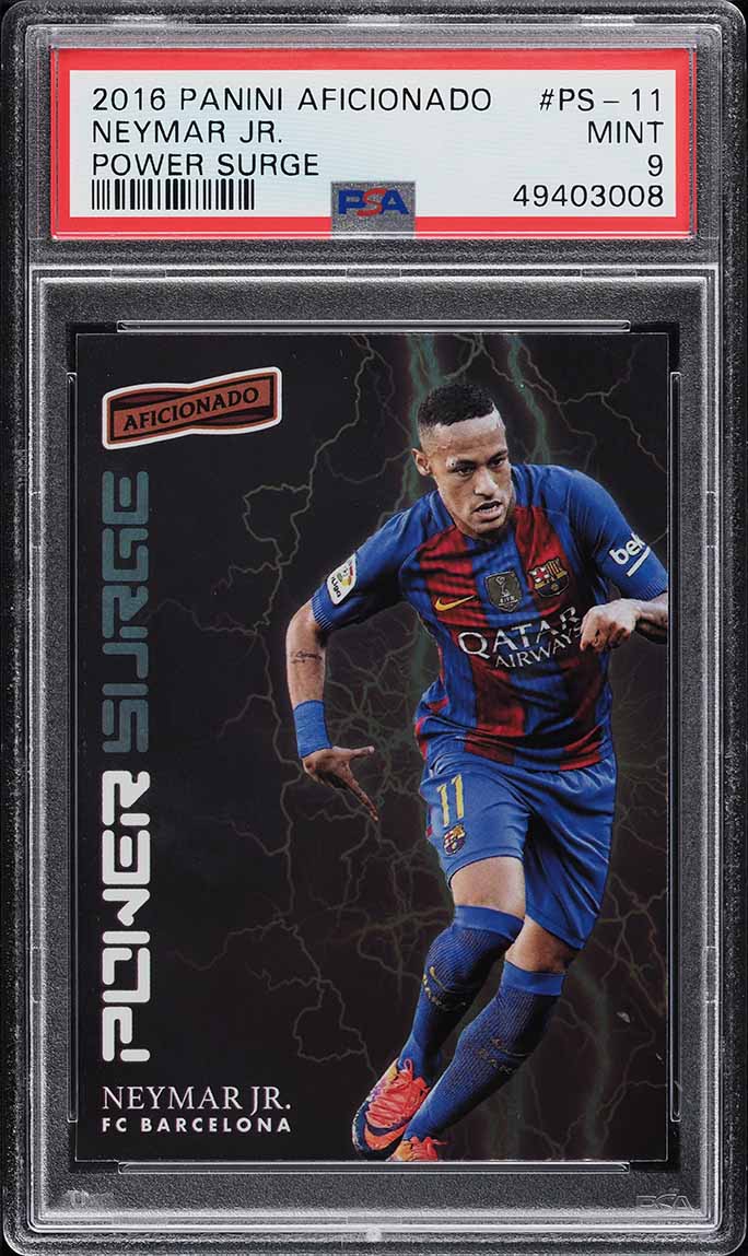 2016 Donruss Gold Neymar Jr. #31 PSA 10 GEM MINT on Fanatics Collect