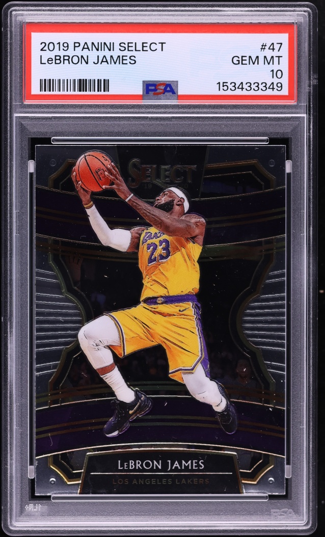 2019 Select Concourse Basketball LeBron James #47 PSA 10 GEM MINT
