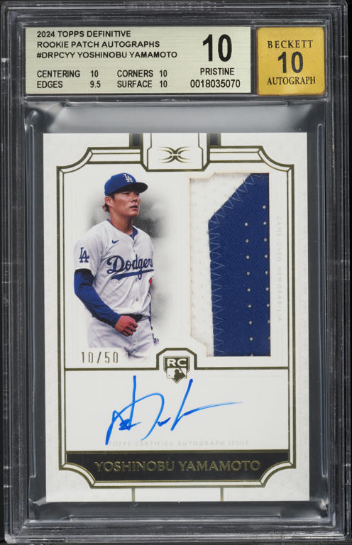 2025 Topps Chrome Future Stars Yoshinobu Yamamoto #FS-6 PSA 6 EXMT