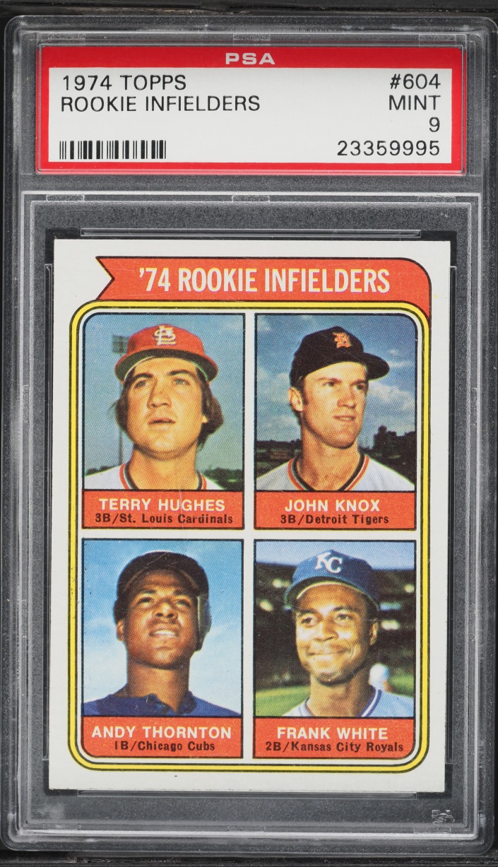 1974 Topps Rookie Infielders #604 PSA 9 MINT