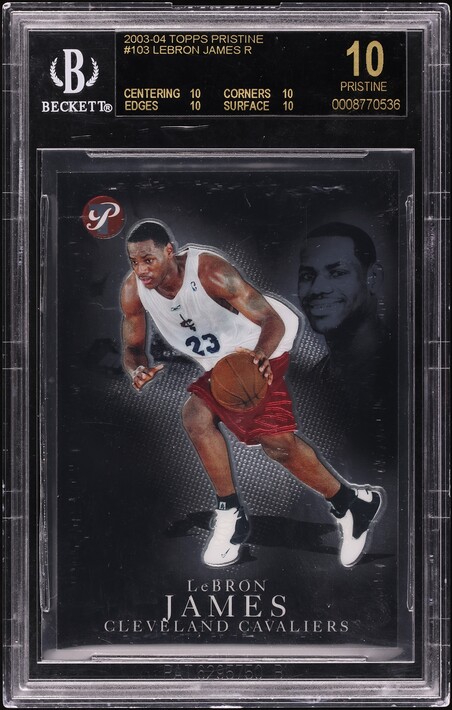 2003 Topps Contemporary Collection Red LeBron James ROOKIE /225 #1
