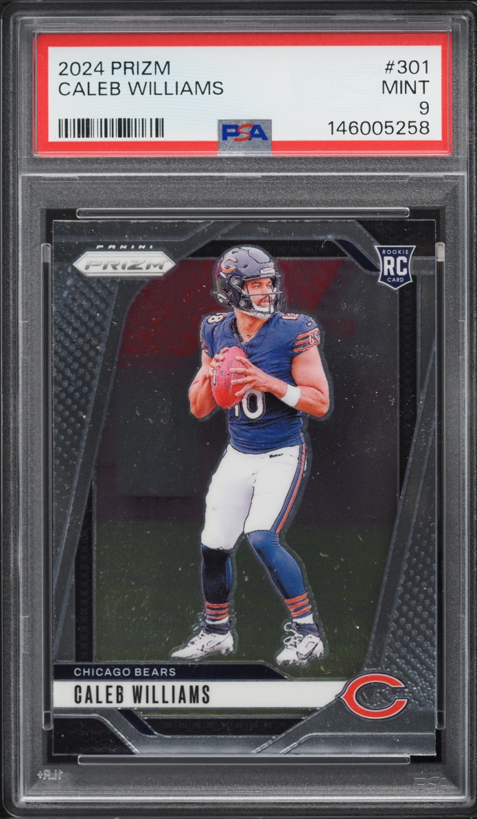 2024 Panini Prizm Caleb Williams ROOKIE #301 PSA 9 MINT