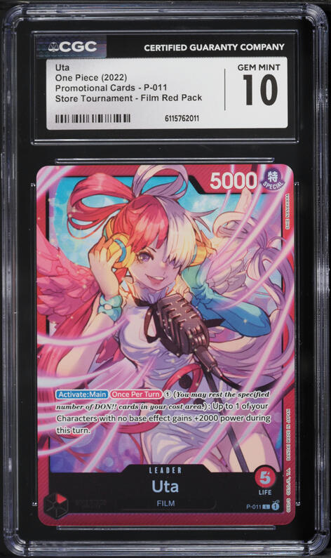 2025 One Piece Japanese Heroines Edition Alt Art Parallel Uta