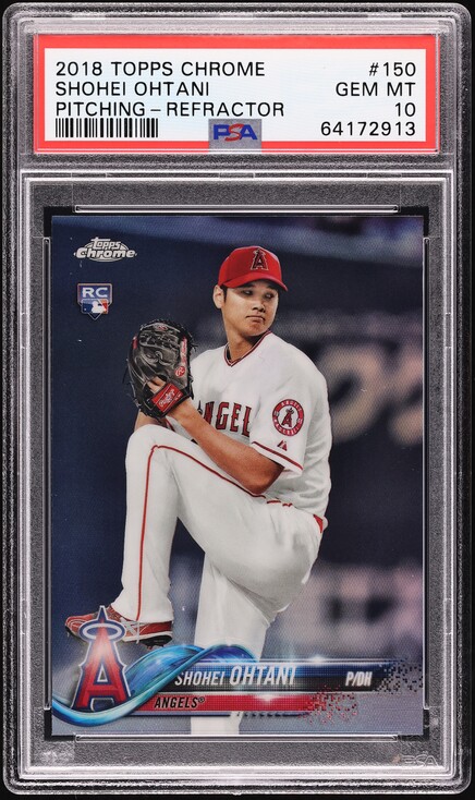 2018 Donruss Dominator Shohei Ohtani ROOKIE /999 #D9 PSA 10 GEM