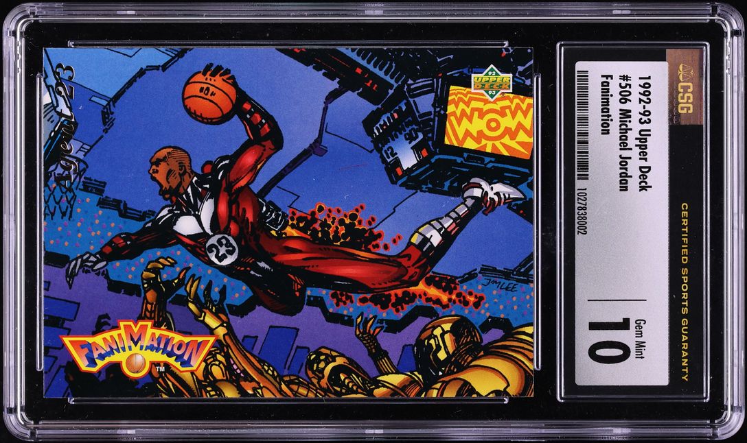 1992 Upper Deck Fanimation Michael Jordan #506 CSG 10 GEM MINT