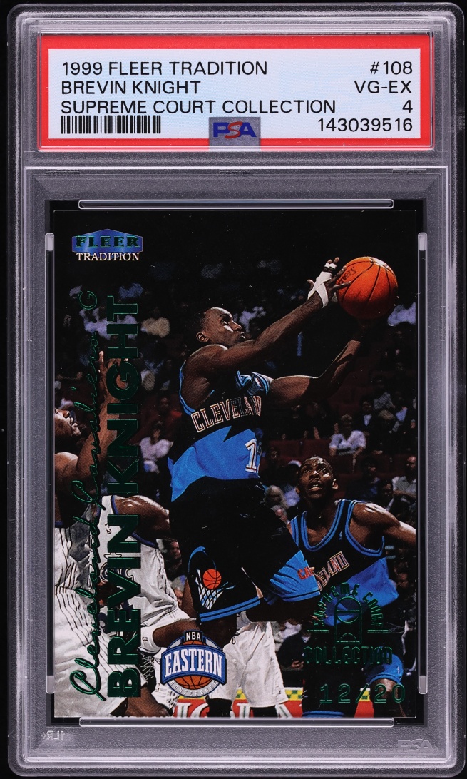 1999 Fleer Tradition Supreme Court Collection Brevin Knight /20 #108SC PSA 4 VGEX - Photo 1