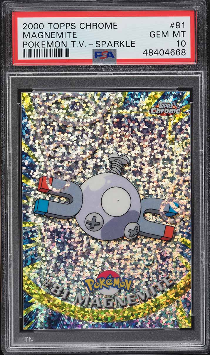 2000 Pokemon Topps Chrome Series 2 Sparkle Magnemite #81 PSA 10 GEM MINT