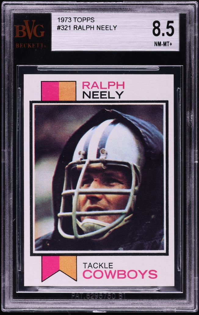 1973 Topps Football Ralph Neely #321 BVG 8.5 NM-MT+