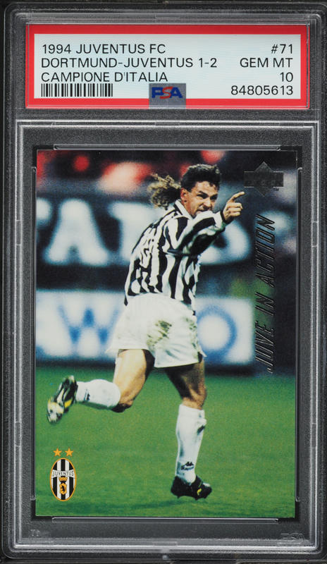 1999 Panini Calcio 99 Roberto Baggio #24 PSA 9 MINT on Fanatics