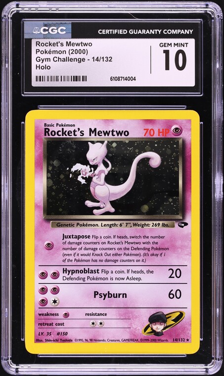 2006 Pokemon EX Legend Maker Holo Mew #10 CGC 9 MINT on Fanatics