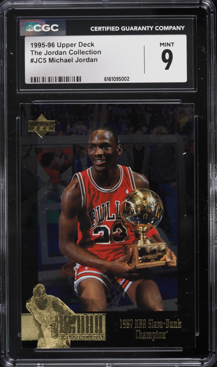 1995 Upper Deck The Jordan Collection Michael Jordan #JC5 CGC 9 MINT