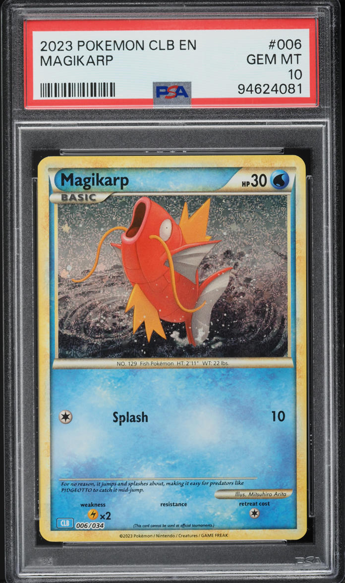 2023 Pokemon TCG Classic Collection Magikarp #6 PSA 10 GEM MINT on ...