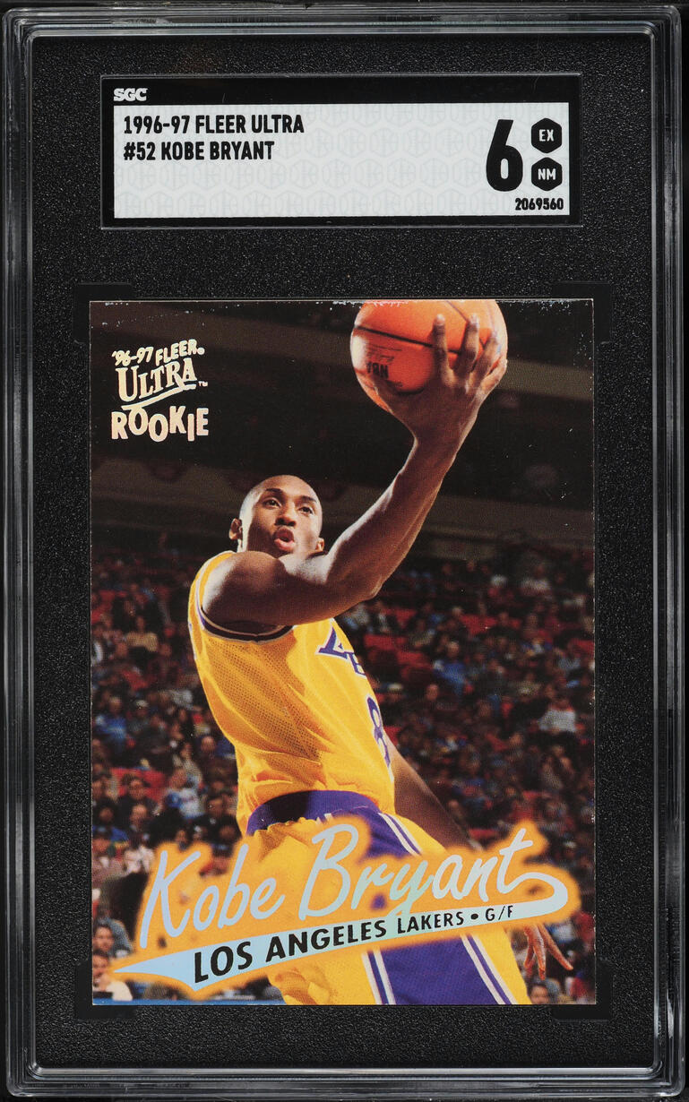 1996 Ultra Basketball Kobe Bryant ROOKIE #52 SGC 6 EXMT