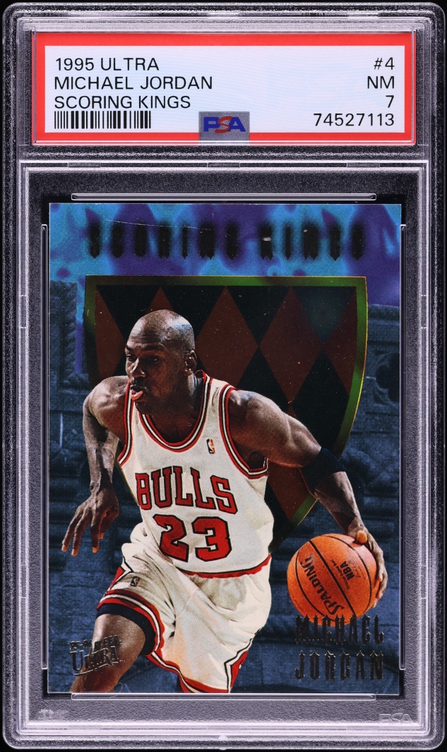 1995 Ultra Scoring Kings Michael Jordan #4 PSA 7 NRMT