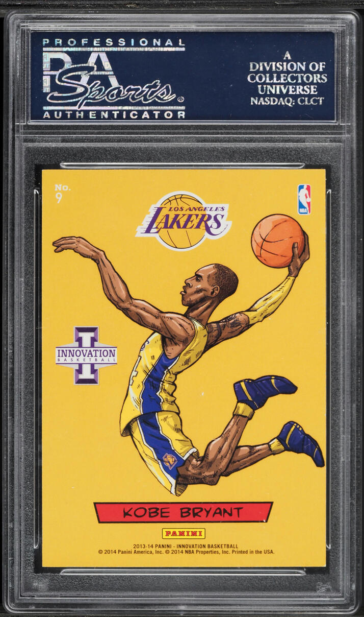 2013 Panini Innovation Kaboom! Kobe Bryant #9 PSA 9 MINT