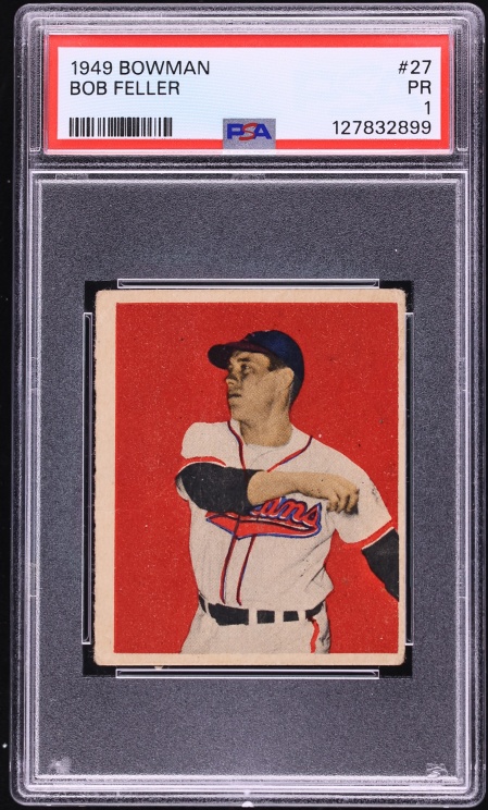 1949 Bowman Bob Feller #27 PSA 1 PR