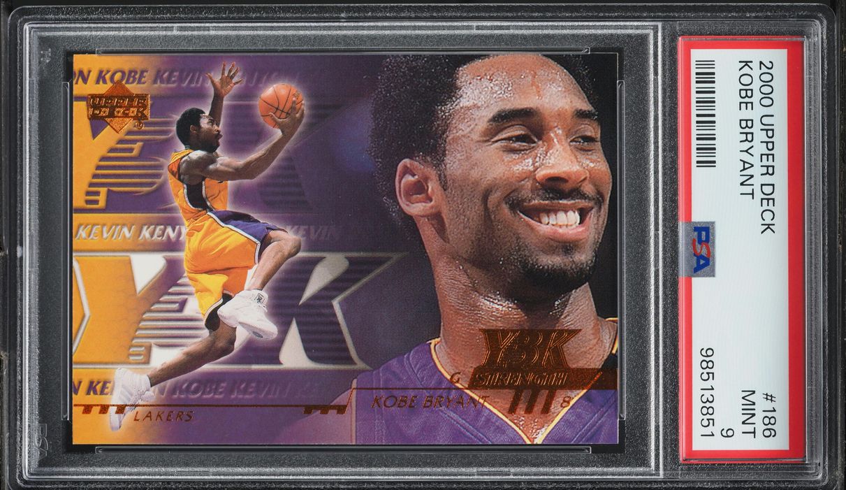 2000 Upper Deck Basketball Kobe Bryant #186 PSA 9 MINT