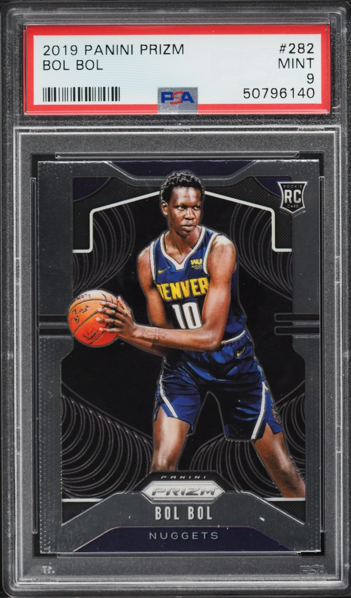 2019 Panini Prizm Bol Bol ROOKIE #282 PSA 9 MINT